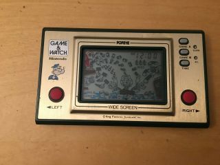 Popeye Game & Watch Nintendo Vintage Game,  Widescreen,  Pp - 23,  Japan