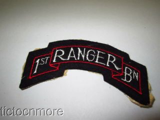 Us Wwii Army Infantry 1st Ranger Battalion Patch Wool