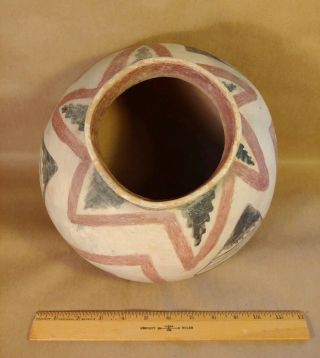 Antique Casa Grandes Southwest Polychrome Native Pueblo Pottery Big Pot 9.  5 x 12 10