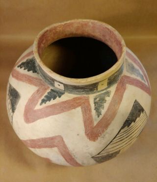 Antique Casa Grandes Southwest Polychrome Native Pueblo Pottery Big Pot 9.  5 x 12 8