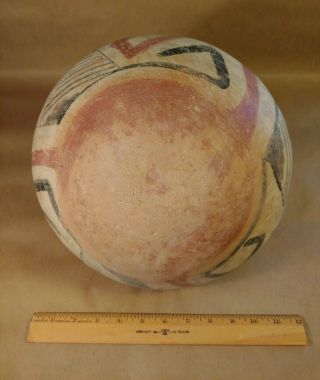 Antique Casa Grandes Southwest Polychrome Native Pueblo Pottery Big Pot 9.  5 x 12 9