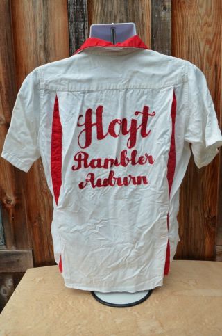 Vintage King Louie Bowling Shirt Ted Hoyt Auburn Rambler Small - Medium
