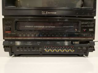 Emerson 10” Tv Vcr Combo VCT120 Vintage 100 And perfectly 3