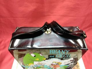 Vintage 1960 ' s BEANY and CECIL Vinyl Lunch Box ULTRA SCARCE BLACK VERSION 7