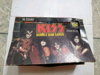 1978 Donruss Kiss Series 1 36 Wax Packs Complete - Very Rare Set Of Cards