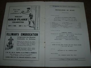RARE VINTAGE 1930 FA CUP FINAL PROGRAMME ARSENAL V HUDDERSFIELD TOWN 4