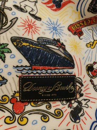 Disney Cruise Line Dooney & Bourke Sketch Duffel EUC MICKEY NWT Rare Bag 2