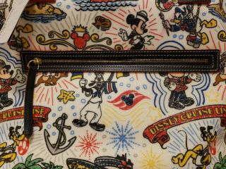Disney Cruise Line Dooney & Bourke Sketch Duffel EUC MICKEY NWT Rare Bag 5