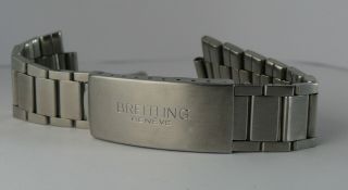 Vintage Gents Breitling 22 Mm Stainless Steel Navitimer Bracelet 1806 1809 7652