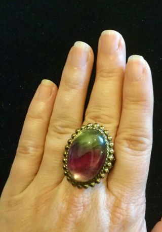 Huge Stephen Dweck Bronze Cocktail Ring Unique Size 7 NWOT 2