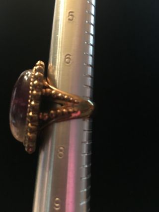 Huge Stephen Dweck Bronze Cocktail Ring Unique Size 7 NWOT 4