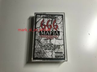 666 Mafia Three 6 Mafia Underground Vol Volume 1 Triple Six Cassette Rare