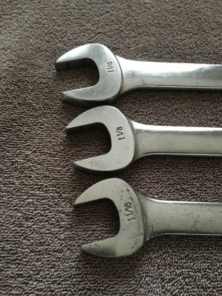Vintage Snap On Combination Wrench Set SAE 1 - 1/16 