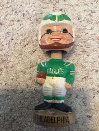 Vintage 1967 Gold Base Bobblehead Nodder Philadelphia Eagles 5