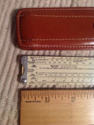 Vintage Douglas Aircraft Pickett Pocket Slide Rule 1951 2