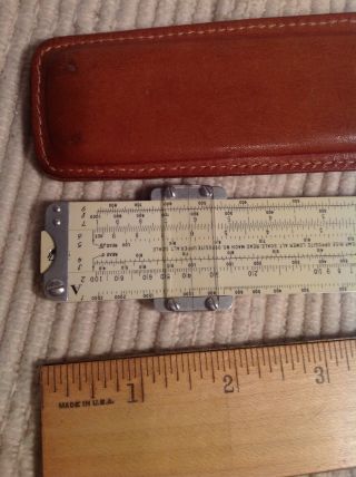 Vintage Douglas Aircraft Pickett Pocket Slide Rule 1951 5