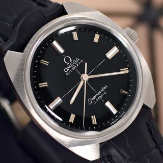 Vintage Omega Seamaster Cosmic Automatic Cross Hair Dial Analog Dress Mens Watch