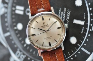 Vintage Automatic Omega Seamaster De Ville Watch Rare 31mm Stainless Steel Case 4