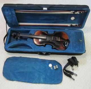 Antique Jacobus Stainer 4/4 Violin w.  Case,  from Estate,  1644 2