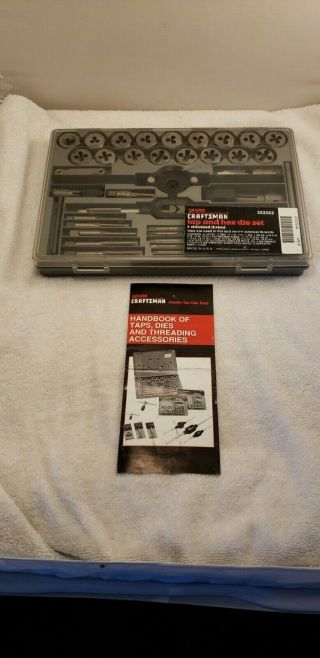 Craftsman 41 Piece Tap And Hex Die Set - Great - Vintage