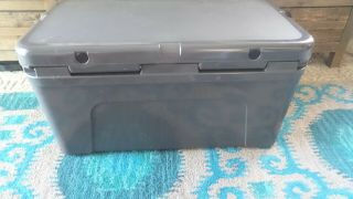 YETI Tundra 65 CHARCOAL Cooler -.  RARE 2