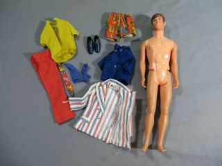 Vintage Barbie Mod Ken Sears Exclusive 1589 Red White N 