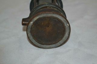 RARE Vintage Everhart Brass Mining Safety Lamp Scranton PA ESTATE FIND 11