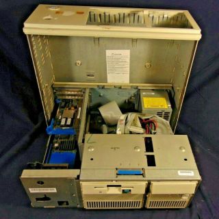 Vintage Ibm Ps/2 77 486dx2 Video Xga - 2 Dual Hard Disk Drives 3.  5 " Floppy L@@k