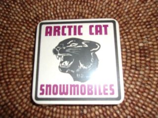 Vintage Arctic Cat Coaster Set Artic 2