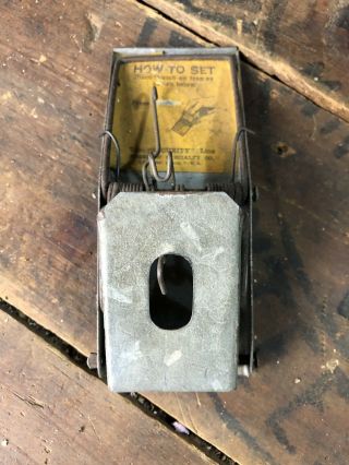 Vintage,  Antique Mouse Trap,  Trapping Morrison Specialty Co