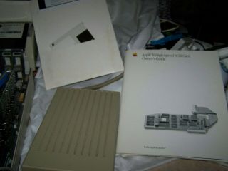 Vintage Apple IIGS Rom 1 LOADED Apple High Speed SCSI Finger Print GSRam Disks 3