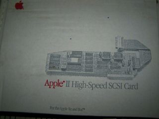 Vintage Apple IIGS Rom 1 LOADED Apple High Speed SCSI Finger Print GSRam Disks 7
