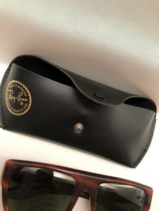 Vintage Ray - Ban Drifter TORTOISE lenses B & L w/ Black Soft Case WA9 4
