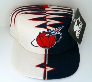 Vintage 90 ' s Houston Rockets NBA Basketball Strapback Hat Shockwave Wool 2
