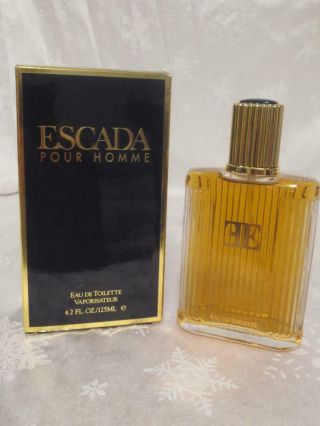 Nib Escada Pour Homme Vintage Eau De Toilette Cologne Spray 4.  2 Oz Authentic