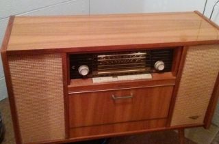 Telefunken Delmonico Console Stereo - Wk Hi - Fi West Germany Rare