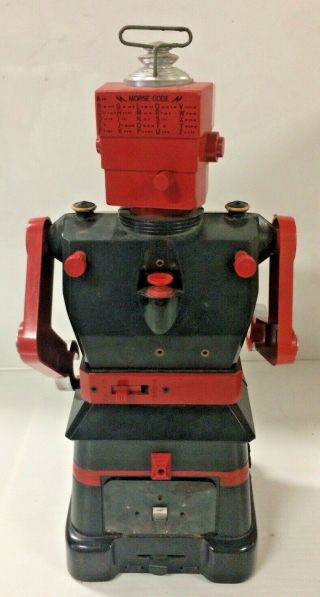 Vintage c.  50 ' s Marx Electric Robot and Son Battery Op Toy 3