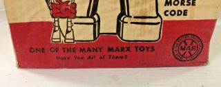 Vintage c.  50 ' s Marx Electric Robot and Son Battery Op Toy 7