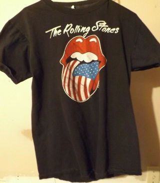 Rolling Stones 1981 Tattoo You Tour T - Shirt Vintage L Tongue Logo