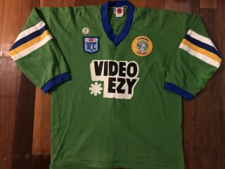 Vintage Nswrl 1990 Canberra Raiders Rugby League Jersey