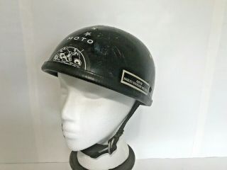 Vintage Austin Texas Harley Davidson Half Helmet