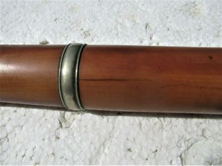 VINTAGE FIVE KEY BOXWOOD FLUTE,  1800 ' S,  NEEDS WORK 6