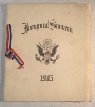 Vintage 1905 Inaugural President Theodore Roosevelt Souvenir Book