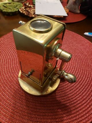 Vintage El Caso Brass Pencil Sharpener