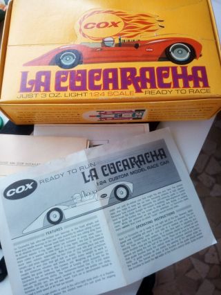 1/24 Slot car Vintage Cox Cucaracha last edition 4