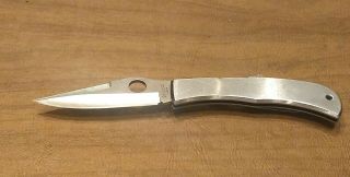 Spyderco Ag Russell Baby Jess Horn Knife Vtg Aus - 8 Japan Stainless Rare