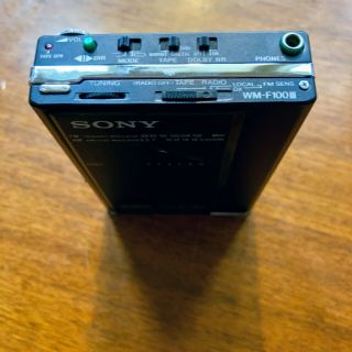 Vintage Sony WM - F100 III Walkman 2