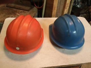 Vintage Bullard Hard Boiled Cap Blue and Red (TWO Hats) 3
