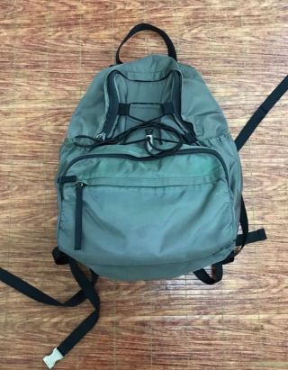 Authentic Prada Nylon Backpack/rucksack In “dusty Green” Vintage And Rare