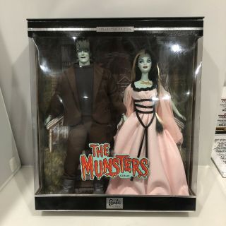The Munsters Barbie Ken Doll 2001 Gift Set Collector Edition Mattel 50544